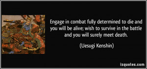 Uesugi Kenshin Quote