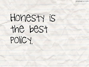 honesty is the best policy quote