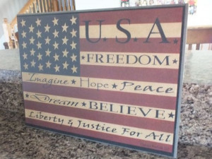 ... www.etsy.com/listing/113193668/americana-sign-flag-sign-wood-plaque