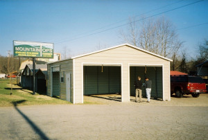 Two Car Garage Steel Building