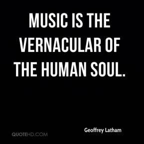 music is the soul of language picture quote 1