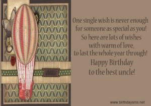 Happy Birthday Wishes for Uncle