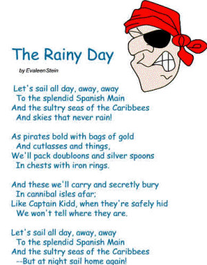 Kids Poems About Rain