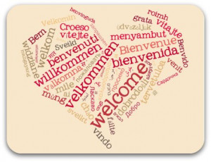 Welcome Back Quotes For Coworker Wordcloud welcome heart by