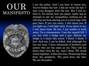 We are the police. #Police #Quotes