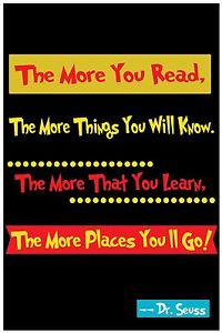 Dr-Seuss-Art-Poster-Read-Quote-Home-Decor-Nursery-8x10-Rare-Hot-New
