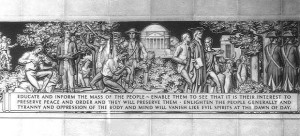 Thomas Jefferson's view of Education illustrated in this mural by Ezra ...