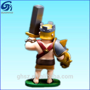 Action Figure Clash of Clans The Barbarian King with sword COC