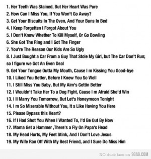 country song titles