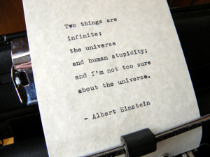 Albert Einstein Quote, 
