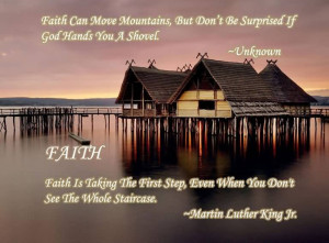 Faith Can Move Mountains Quote