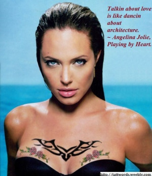 Angelina Jolie looks irresistible in her tattooed avatar