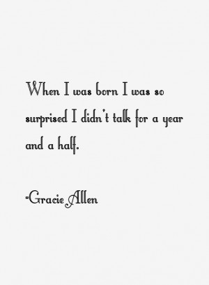 Gracie Allen Quotes amp Sayings