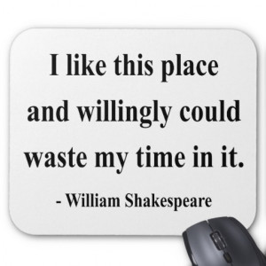 Shakespeare Quote 6a Mouse Pads