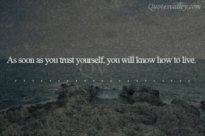 Self Trust The First Secret