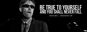 Adam Yauch Be True To Yourself Quote Facebook Cover