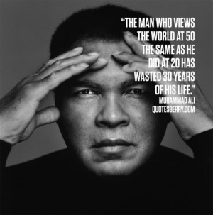 Famous Sports Quotes The man who views the world