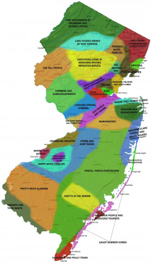 This is the most accurate (and funny) map of New Jersey ever
