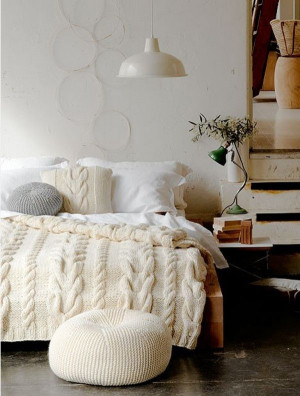 ... Blankets, Knits Blankets, Chunky Knits, Cozy Bedrooms, Cable Knits