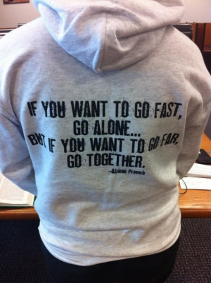 Great quote on a sweater -Go team !: Fit, Girls Try, Team Work Quotes ...