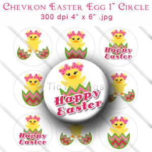 easter_chick_chevron_eggs_sayings_bottle_cap_images_set_1_inch_circle ...
