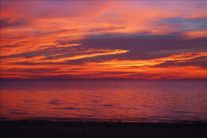 The beginning of another beautiful day. Sunrise from your private ...