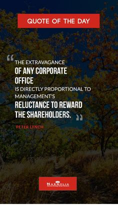 ... management's reluctance to reward the shareholders.