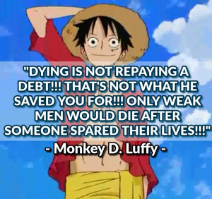Luffy Quote
