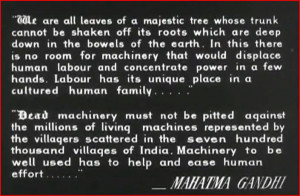 ... Era, BR Chopra 1957) opens with a striking quote by Mahatma Gandhi