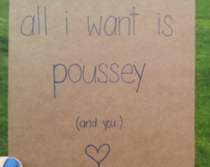 Orange is The New Black 'all I want is Poussey' handwritten ...