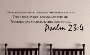 Psalm 23:4 Art Psalm 23:4 