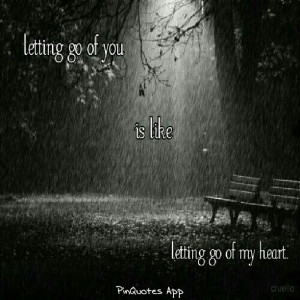 letting go... it hurts so bad #hurt #love #quote Rainy Night, Quotes ...