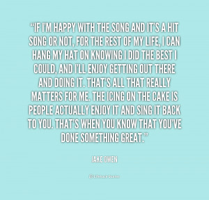 Jake Owen Song Quotes