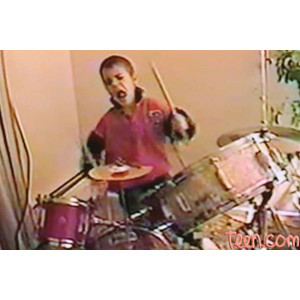 Justin Bieber Playing Drums