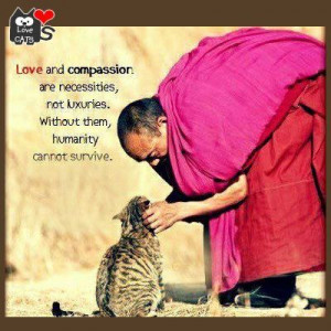 Without love & compassion, humanity cannot survive.