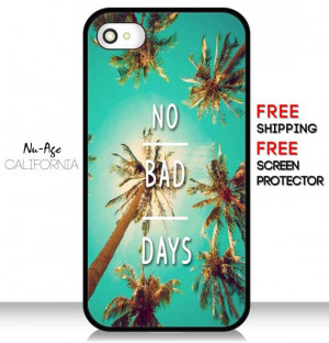 Cute Palm Trees Iphone 5C Case Vintage Inspirational Quote Iphone 4S ...