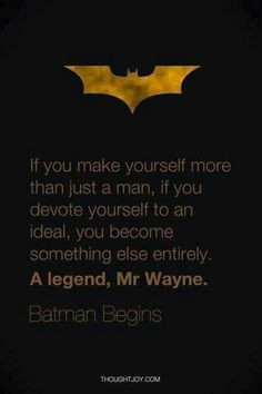 Batman #superhero #quote