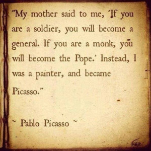 TGIF Friday Quote by Picasso