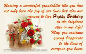 Happy Birthday Wishes for Grand Child. Birthday messages for Grand Son ...