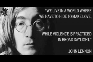 beatles, john, lennon, life, love, peace, quote, rip
