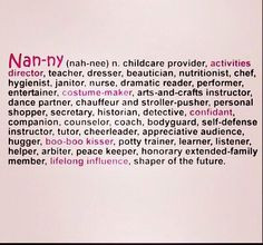 Nanny - Quotes