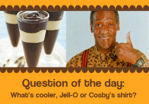 jell o makes bill cosby wear crazy shirts and dance billy
