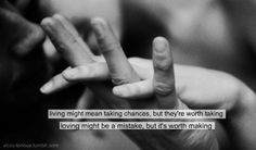 taking a chance on love