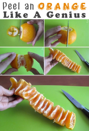 Peel an Orange Like a Genius
