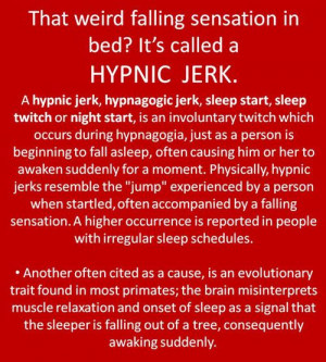 Hypnic Jerk:The More You Know
