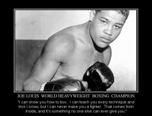 Mike Tyson stole Joe Louis' quote!