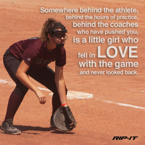 sport in the world! Softball Life, Motivation Softball Quotes, Sports ...