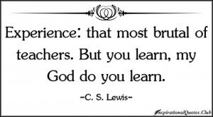 Do You Learn C S Lewis God