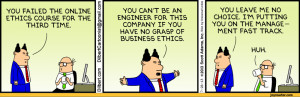 AN ENGINEER FOR THIS COKPANY IF YOU HAVE NO GRASP OF BUSINESS ETHICS ...