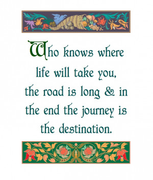 The Journey is the Destination